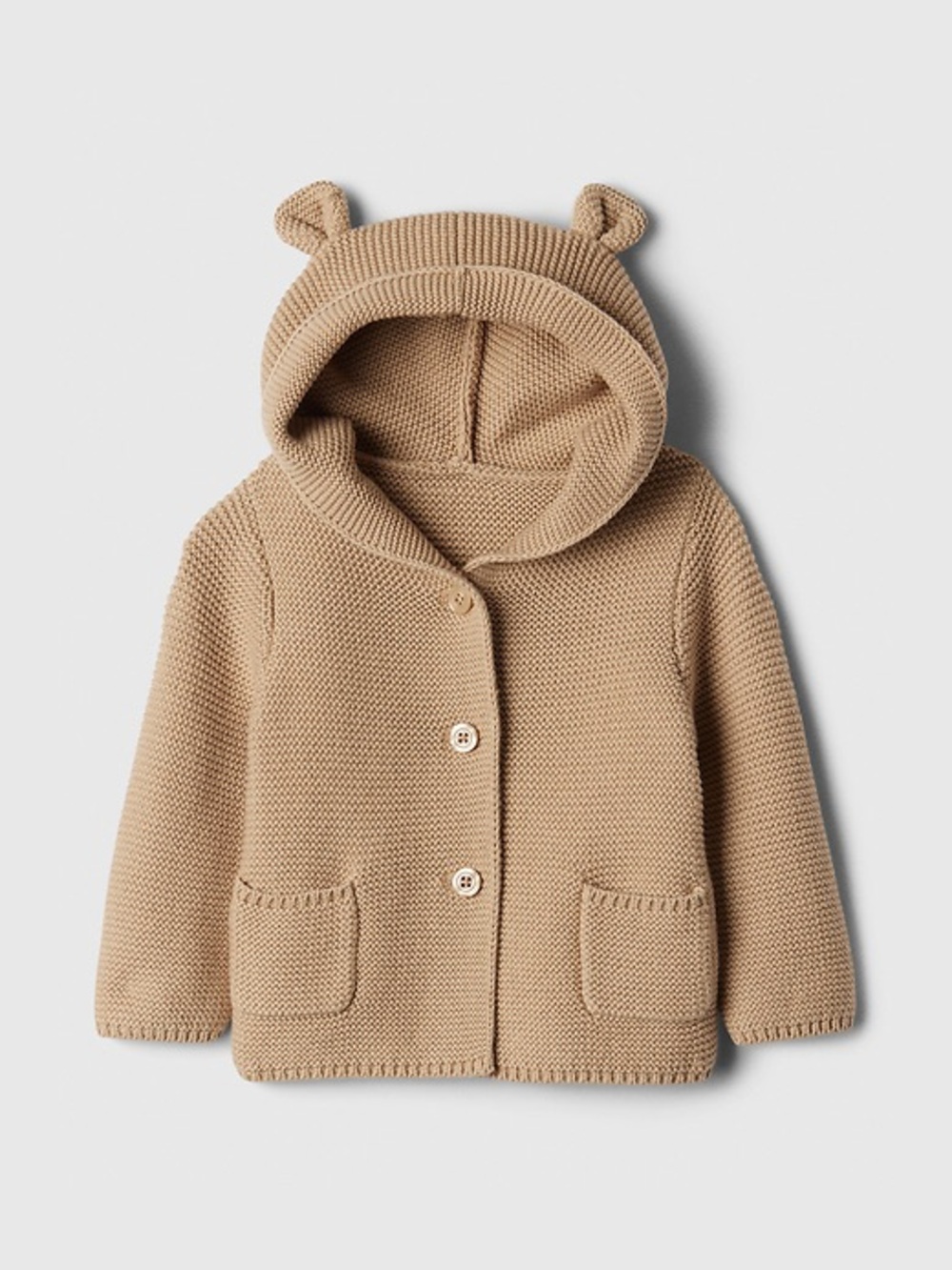 Baby Gap Baby Bear Garter Cardigan- 3-6 months